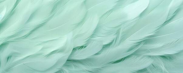 Mint pastel feather abstract background texture 