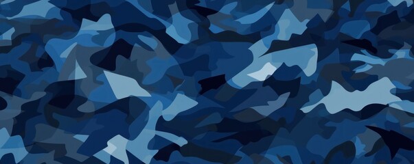 Navy camouflage pattern design poster background  - obrazy, fototapety, plakaty