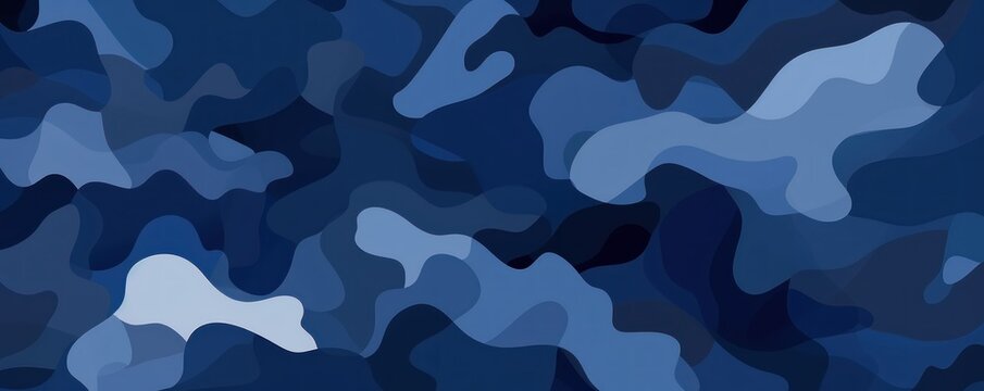 Navy camouflage pattern design poster background 