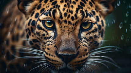Intimate Portrait of a Majestic Leopard 