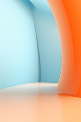 Orange background image for design or product presentation