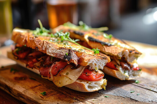 Sabor Espa&ntilde;ol: Del&eacute;itate con un Bocadillo de Ternera en Espa&ntilde;a - Una Experiencia Culinaria Aut&eacute;ntica, Sabrosa y Tradicional de la Cocina Espa&ntilde;ola.

