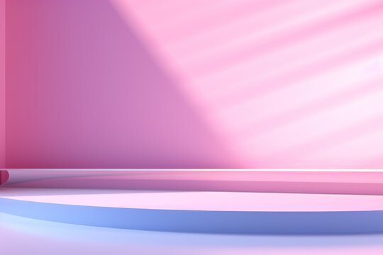 Pink background image for design or product presentation