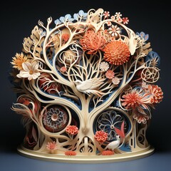 abstract floral background