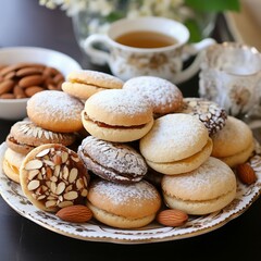 cookies on a plate