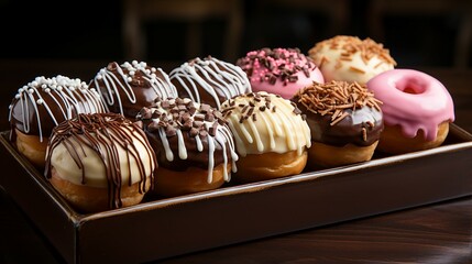 chocolate candies on a plate