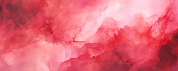 Ruby abstract watercolor background  - obrazy, fototapety, plakaty