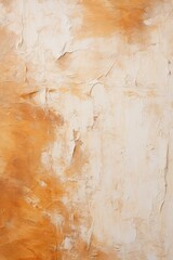Rust closeup of impasto abstract rough white art painting texture