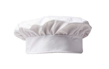 White chef hat isolated