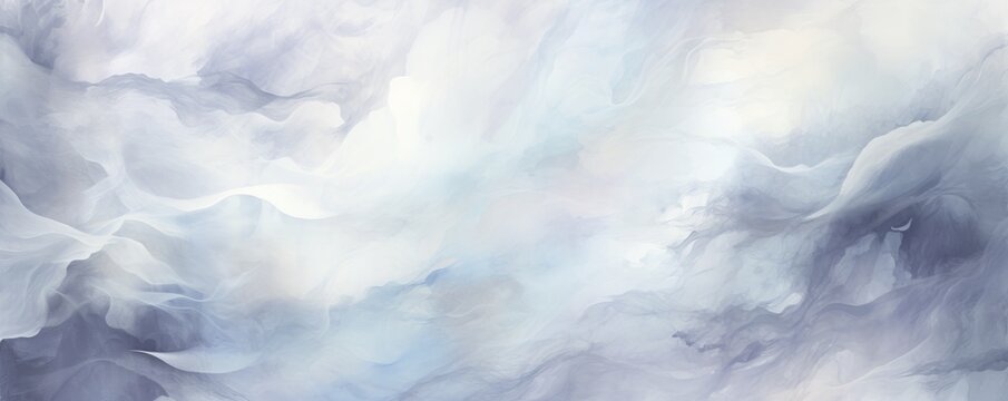 Silver abstract watercolor background 