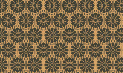 Arabic seamless geometrical pattern background