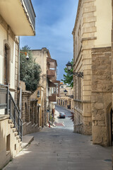 Obraz premium Street in Old City Baku, Azerbaijan