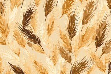 Wheat camouflage pattern design poster background
