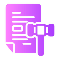 law gradient icon