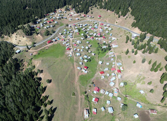 A view from the Sahara Plateau in Savsat, Artvin, Turkey