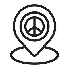 peace line icon