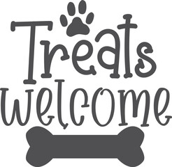 Treats welcome Tshirt