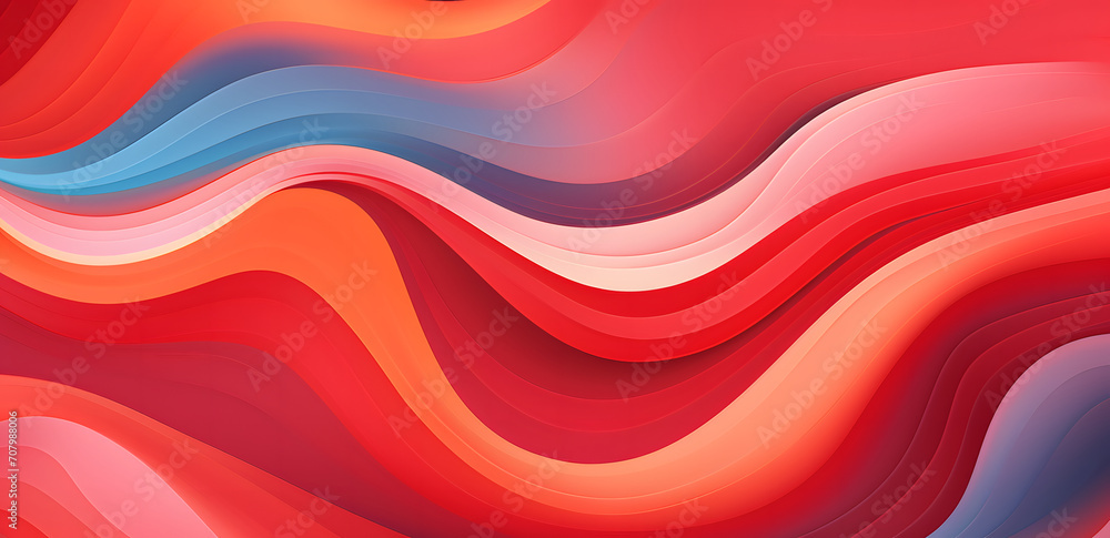Poster abstract background with a colorful wavy pattern. squiggly lines in various shades of blue, purple, 