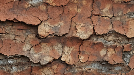Cracked earth texture close-up.