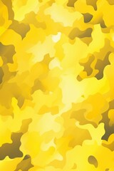 Yellow camouflage pattern design poster background