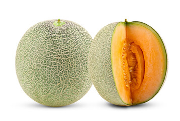 melon isolated on transparent png