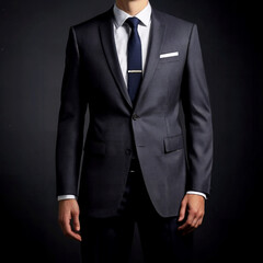 Businessman on suit.