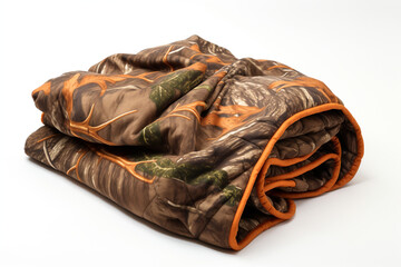 Hunting thermal blanket isolated on white background created with Generative Ai