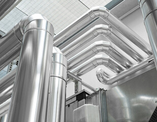 Hvac pipes, heating, ventilation, air conditioning and cooling system, ventilation system ducted...
