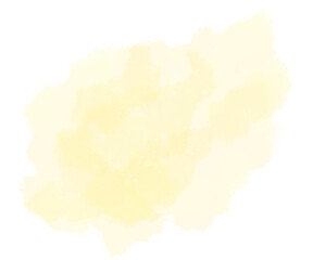Pastel yellow splash watercolor abstract background
