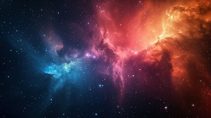 Fototapeta premium Colorful milkyway galaxy night stars family landscape