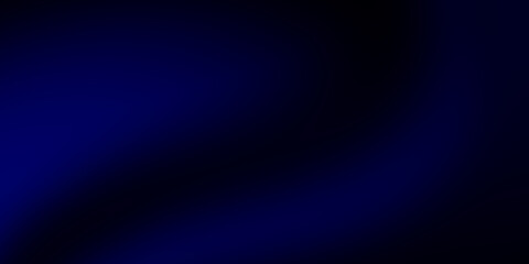 Obraz premium Deep blue abstract blurred gradient background illustration