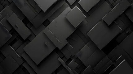 A mesmerizing screenshot captures the minimalist beauty of an abstract black square, evoking a sense of mystery and intrigue in its simplistic yet powerful form