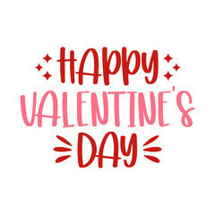 Valentine’s Day love typography on plain white transparent isolated background for card, shirt, hoodie, sweatshirt, apparel, tag, mug, icon, poster or badge