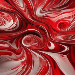 red wave abstract illustration background
