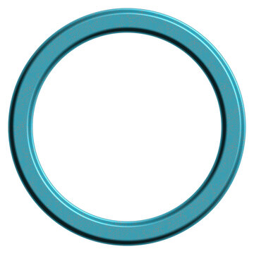Modern circular photo frame 