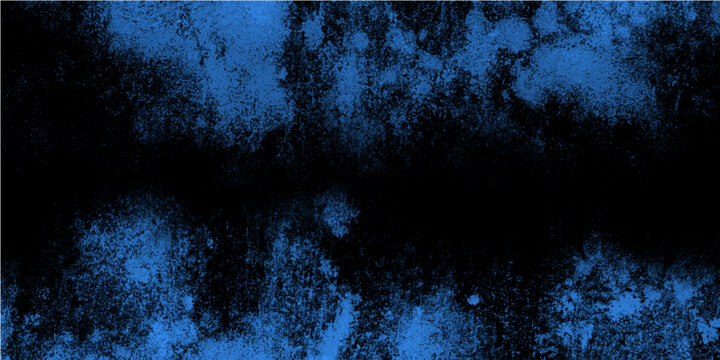 Blue Black backdrop surface close up of texture.paintbrush stroke,distressed overlay.cement wall cloud nebula natural mat,wall cracks,paper texture dirty cement brushed plaster.	
