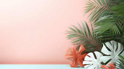 Fototapeta na wymiar A palm tree in a garden