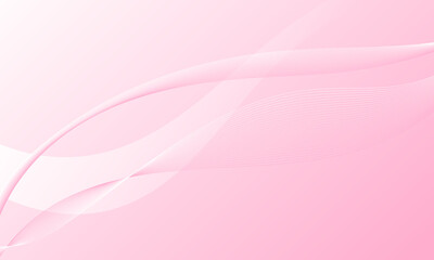 pink light soft gradient valentine theme with smooth lines wave curves abstract background