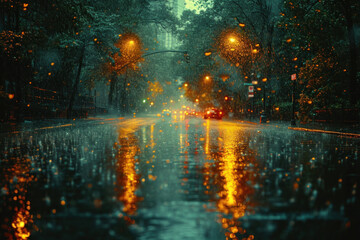 rainy weather concept,rainy day