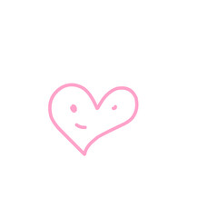 Heart Love Icon Line for Valentine day 