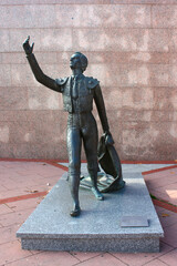 Monument to bullfighters near Plaza de Toros de Las Ventas in Madrid, Spain