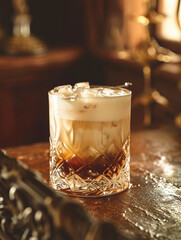 White Russian im Vintage-Stil