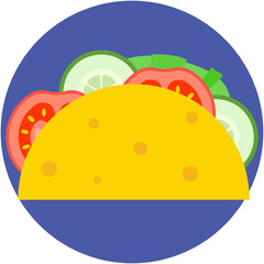 Tacos Vector Icon