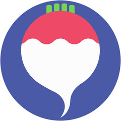 Turnip Vector Icon
