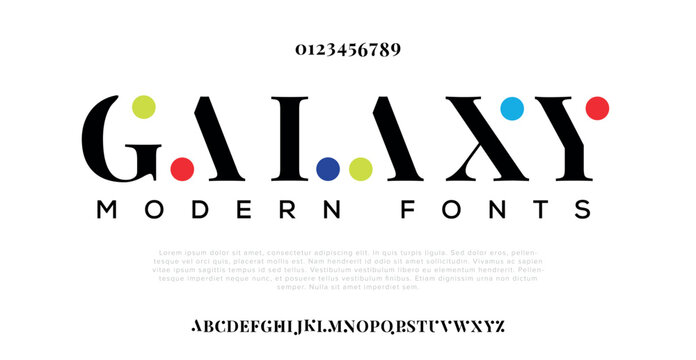 Colors font alphabet letters. Modern logo typography. Color creative art typographic design. Festive letter set for rainbow logo, headline, color cover title, joy monogram. Isolated vector typeset