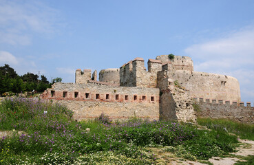 Fototapeta premium Located in Canakkale, Turkey, Kilitbahir Castle was built in the 15th century.