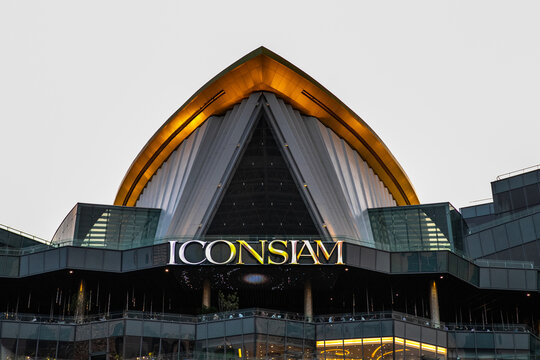 External view of the shopping center Icon Siam, Bangkok, Thailand