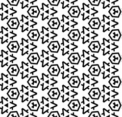 Black seamless abstract pattern. Overlay for background and backdrop. Ornamental design. PNG graphic illustration with transparent background.