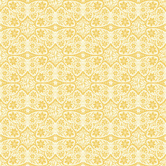 Hand drawn butterflies flowers seamless pattern. Scandinavian folk seamless butterfly floral texture