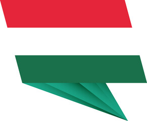 Hungary pin flag